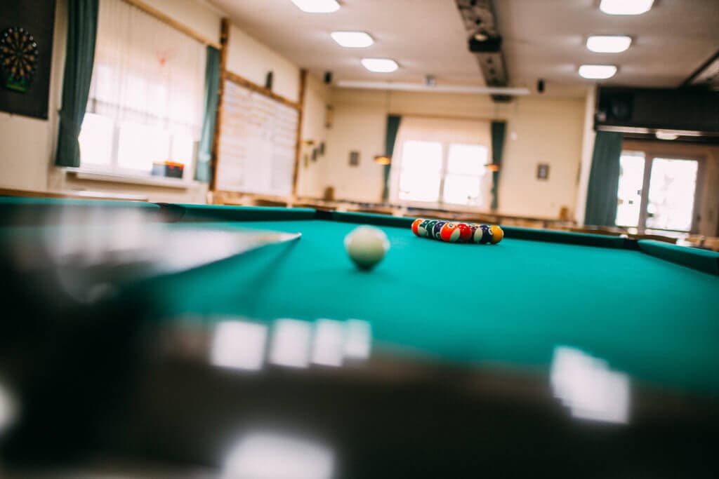 Billardtisch im Vereinsheim